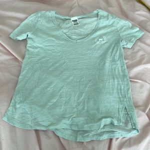 Victoria Secret Pink Light Weight Mint Color T-Shirt